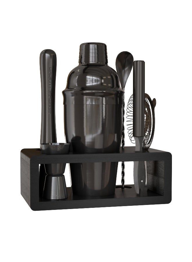 Highball  Chaser Highball & Chaser Cocktail Shaker Set: Bartender Kit for Home Bar Mixology Cocktail Bar Set Plus E-Book with 30 Recipes - Image 1